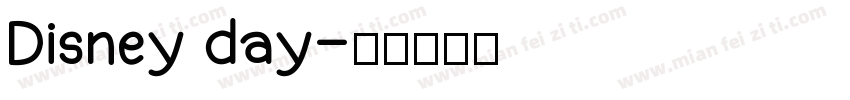 Disney day字体转换